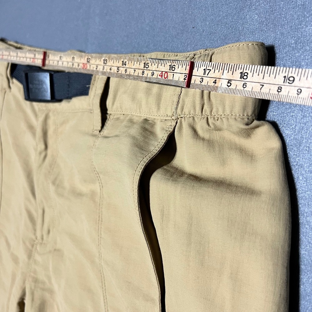 The North Face Mens L Short Tan Nylon Convertible Zip Off Cargo Hiking Pants - Picture 6 of 16